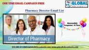 Pharmacy Director Email List