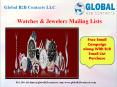 Watches & Jewelers Mailing Lists
