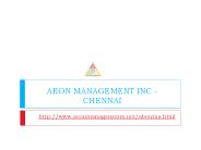 Aeon ((Management))) Inc Chennai Reviews ((Velachery)