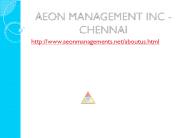 ((Aeon))) Management Inc Chennai Reviews ((Velachery))****