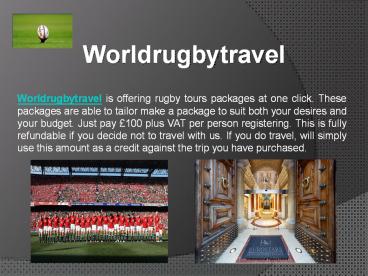 Rugby World Cup Tickets