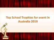 Top School Trophies for event in Australia 2019