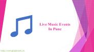 Live Music Events in Pune