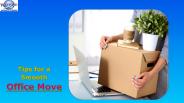 Tips for a Smooth Office Move