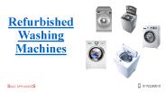 Refurbished Washing Machines