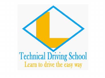 Technical Driving School |Learn to Drive |NewJersey USA .