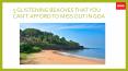 5 GLISTENING BEACHES THAT YOU CAN’T AFFORD TO MISS OUT IN GOA PowerPoint PPT Presentation
