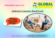 Addiction Counselors Email Leads