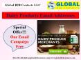 Dairy Products Email Addresses PowerPoint PPT Presentation