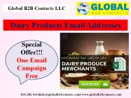 Dairy Products Email Addresses
