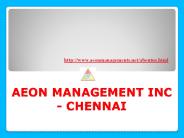 ((Aeon)) Management Inc Chennai Revies (**Velachery**))))