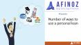 Number of ways to use a personal loan PowerPoint PPT Presentation