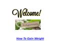 How to gain weight - Call us :-  +919250050227 PowerPoint PPT Presentation