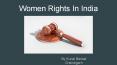 Women Rights In India By Kunal Bansal Chandigarh PowerPoint PPT Presentation
