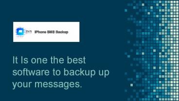 iPhone SMS Backup|SMS Export| Backup iPhone Text  messages