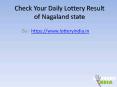 Check Your Daily Lottery Result of Nagaland state PowerPoint PPT Presentation