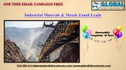  Industrial Minerals & Metals Email Leads
