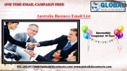 Australia Business Email List