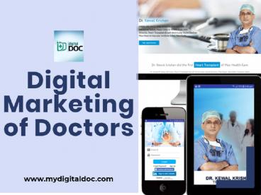 Digital Marketing of Doctors | Online Reputation Management for Doctors