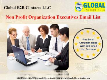 Non Profit Organization Executives Email List