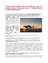 eVTOL aircraft market