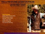 YELLOWSTONE JOHN DUTTON QUILTED VEST