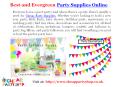 Best and Evergreen Party Supplies Online