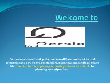 Tourisme En Iran, Iran Daily Tour