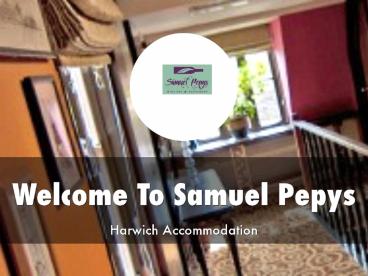 Information Presentation Of Samuel Pepys