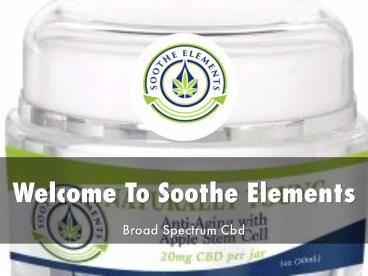 Soothe Elements Presentation