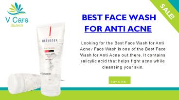 Best Face Wash for Anti Acne