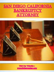 San Diego California Bankruptcy Attorney