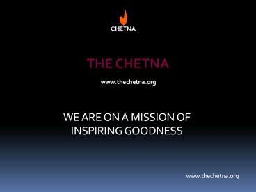 THE STORY OF MOTHERHOOD -THE CHETNA