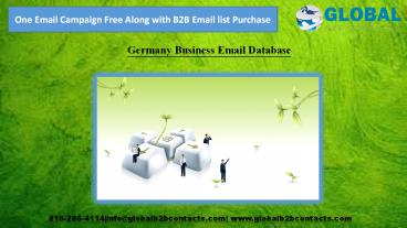 Germany Business Email Database