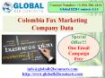 Colombia Fax Marketing Company Data PowerPoint PPT Presentation
