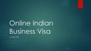 E-Business Visa India