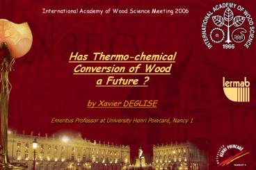 Biomass Gasification