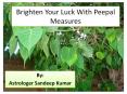Brighten Your Luck With Peepal Measures PowerPoint PPT Presentation