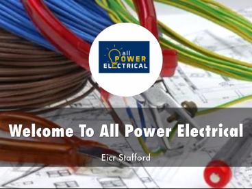 Information Presentation Of All Power Electrical