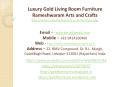 Luxury Gold Living Room Furniture Rameshwaram Arts and Crafts PowerPoint PPT Presentation