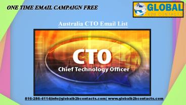 Australia CTO Email List