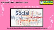 Social Service Director Email List