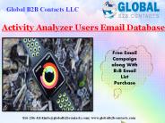 Activity Analyzer Users Email Database