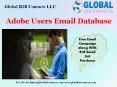 Adobe Users Email Database PowerPoint PPT Presentation