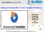 Advanced Installer Users Email Database