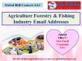 Agriculture Forestry & Fishing Industry Email Addresses PowerPoint PPT Presentation