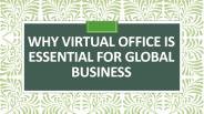 Why Virtual Office is Essential for Global Business