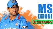 BIOGRAPHY OF MS DHONI