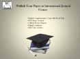 Publish Your Paper in International Journal Corner PowerPoint PPT Presentation