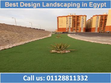 Best Design Landscaping in Egypt